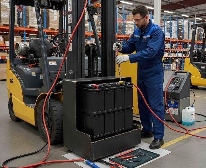 Professionnel en entretien de batterie de chariot élévateur Eure-et-Loir