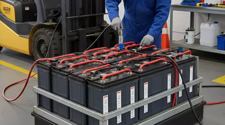 En quoi consiste l’entretien de batteries de chariots élévateurs ? Eure-et-Loir